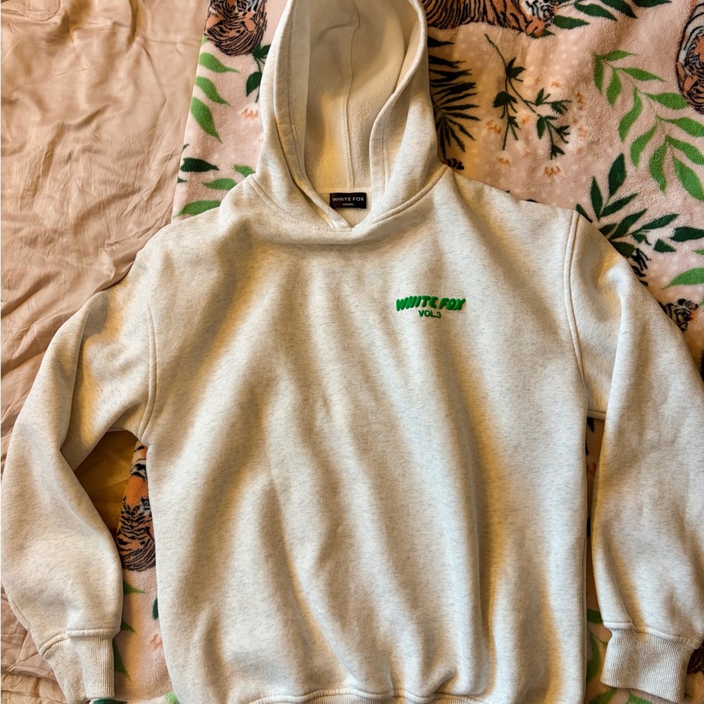 White Fox Hoodie size XS